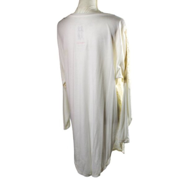 Johnny Was Ivory Eyelet Lace Slip-On Boho Full Asymmetrical Tunic, Size … - Picture 8 of 13